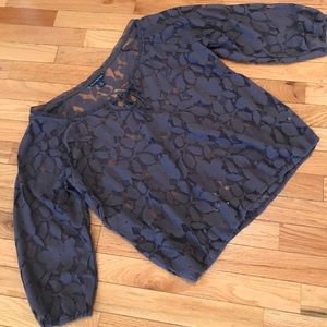 Lace dress shirt